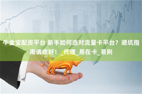 牛金宝配资平台 新手如何选对流量卡平台？避坑指南请收好！_代理_易在卡_易则